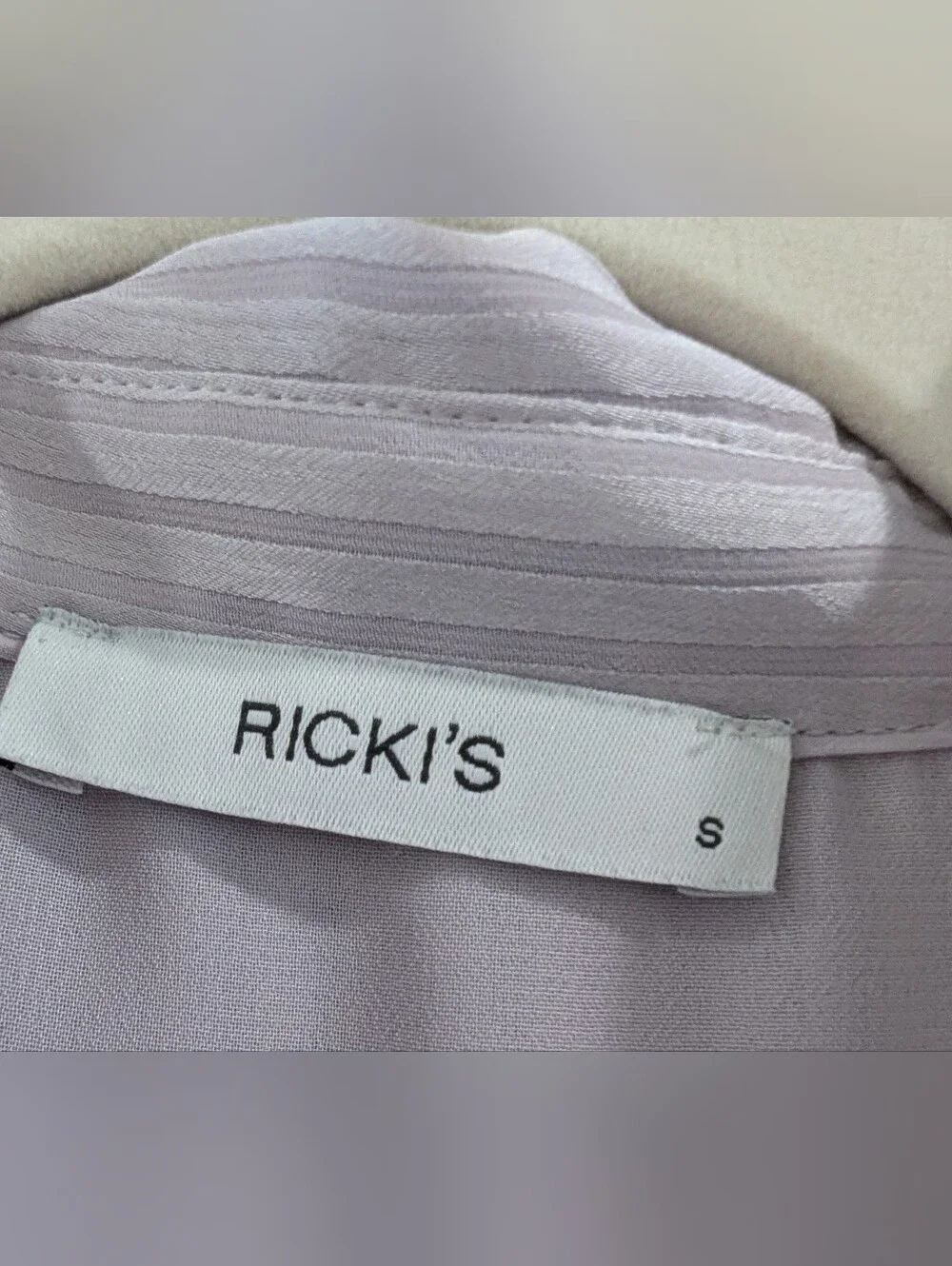 Ricki's Lavender Button-Front Midi Shirt Dress - Picture 6 of 6